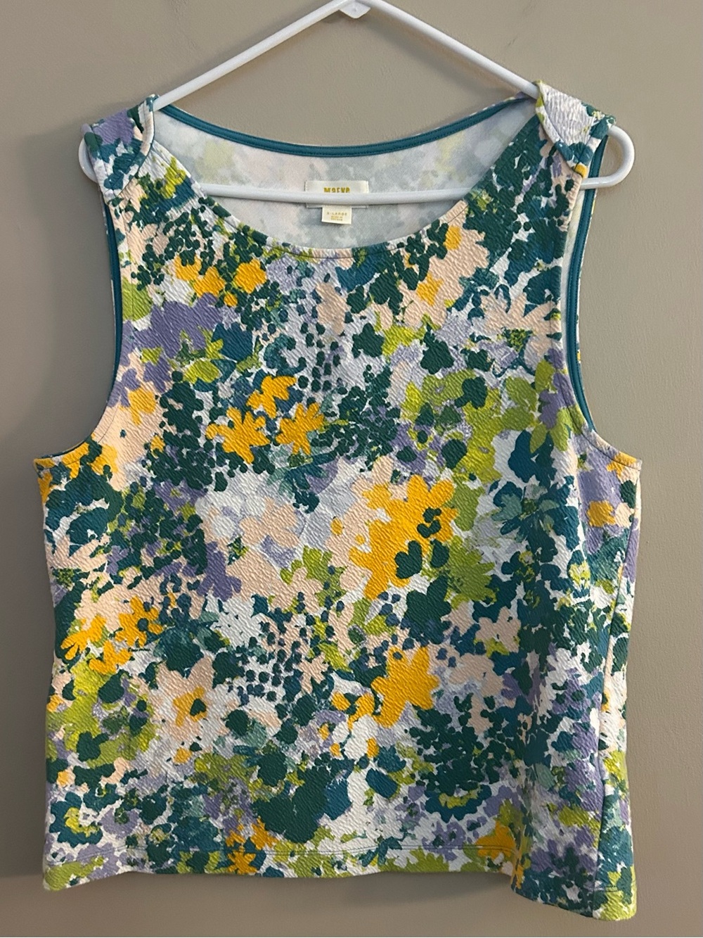 Maeve Floral Tank in XL